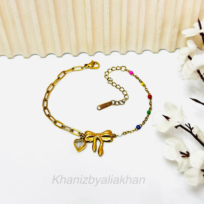 Flower Charm Bracelet