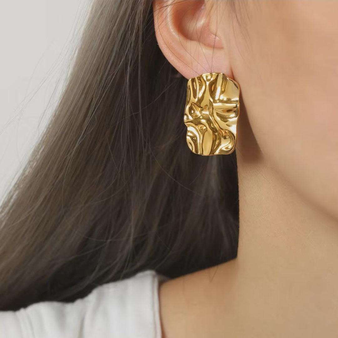 Textured Glam earrings