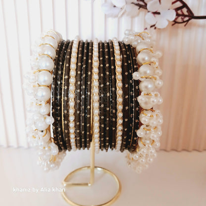 Pearl Gajra Bangles [2.8 size]