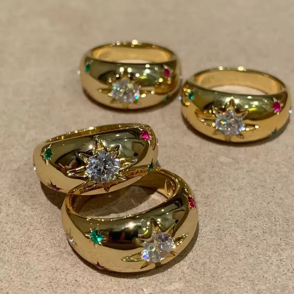 Diamond Star Ring