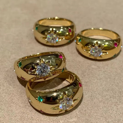 Diamond Star Ring