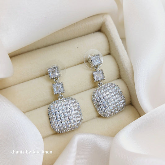 Deco Delight Earrings Silver