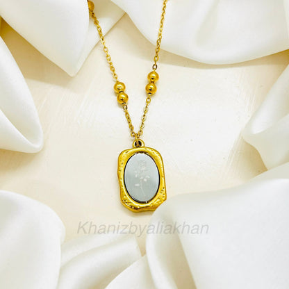 Ivory Rose Pendant