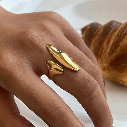 Uneven Gold Ring