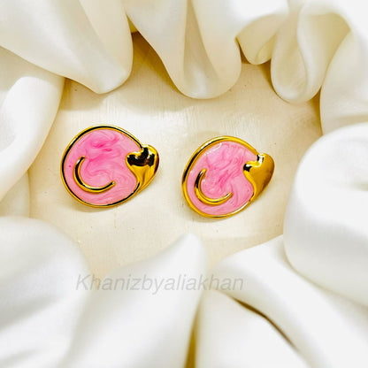 Blush Heart Earrings