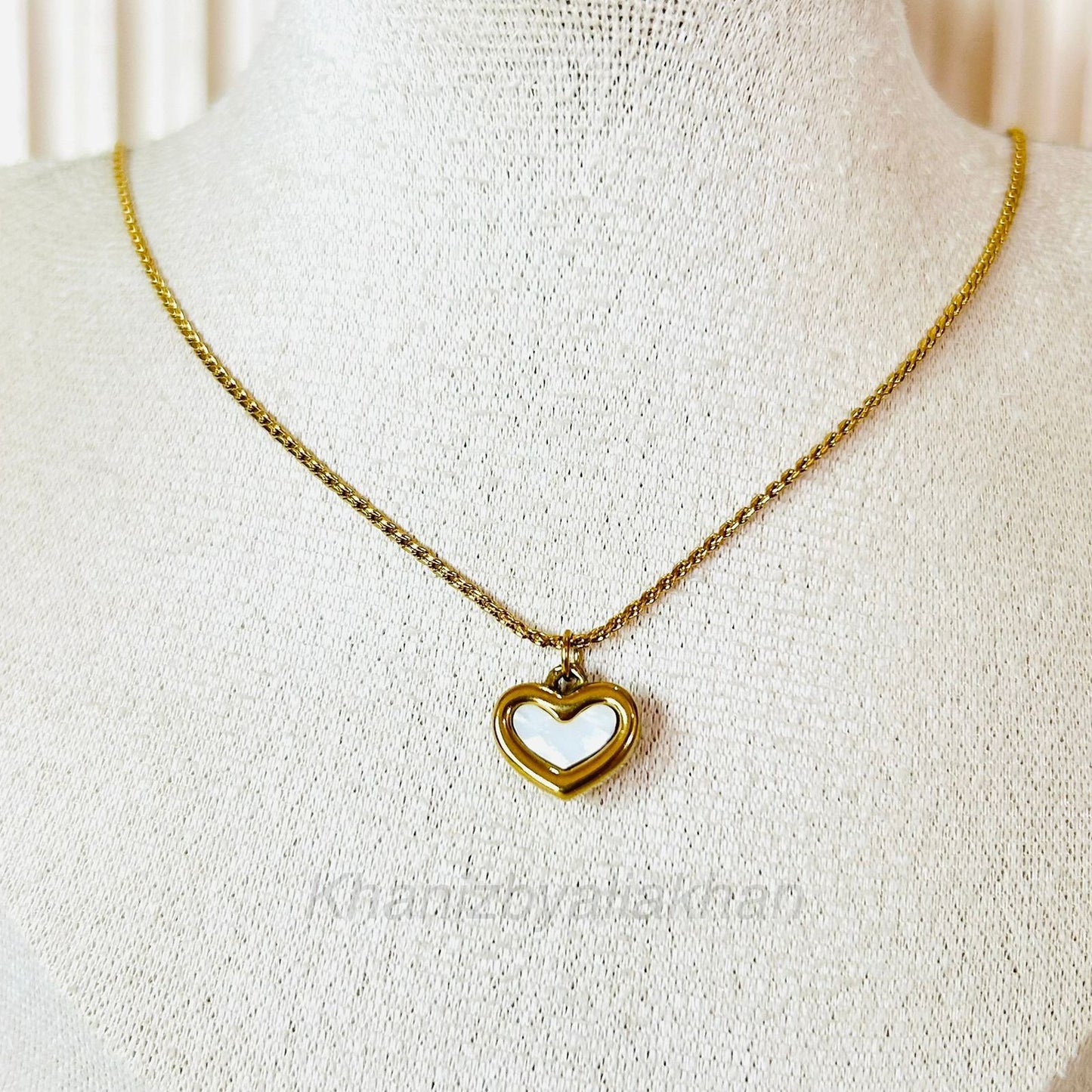White Heart Pendant