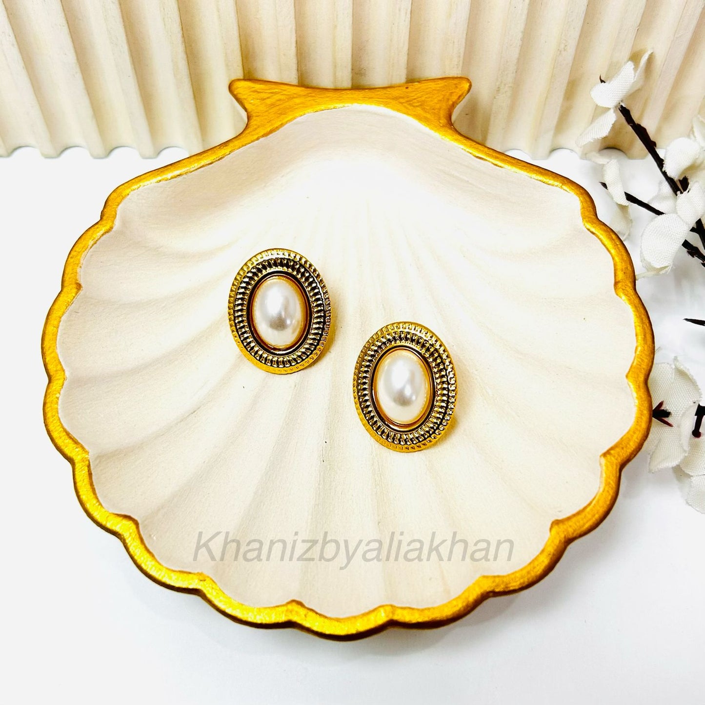 Regal Pearl Earrings