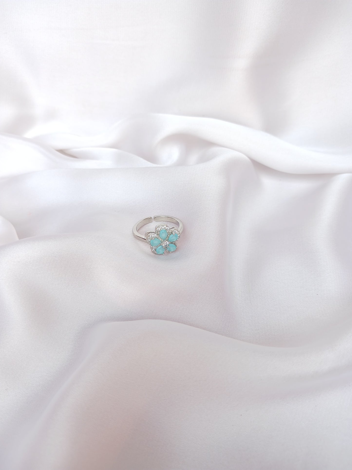 Elegant turquoise Blossom prestige set