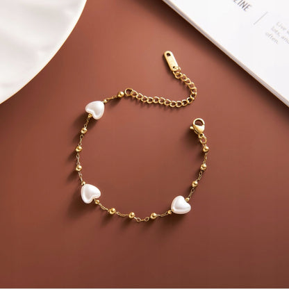 Beaded Heart Bracelet