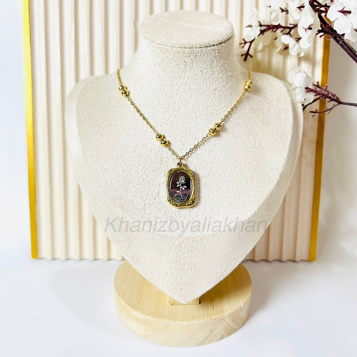 Ivory Rose Pendant