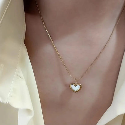 White Heart Pendant