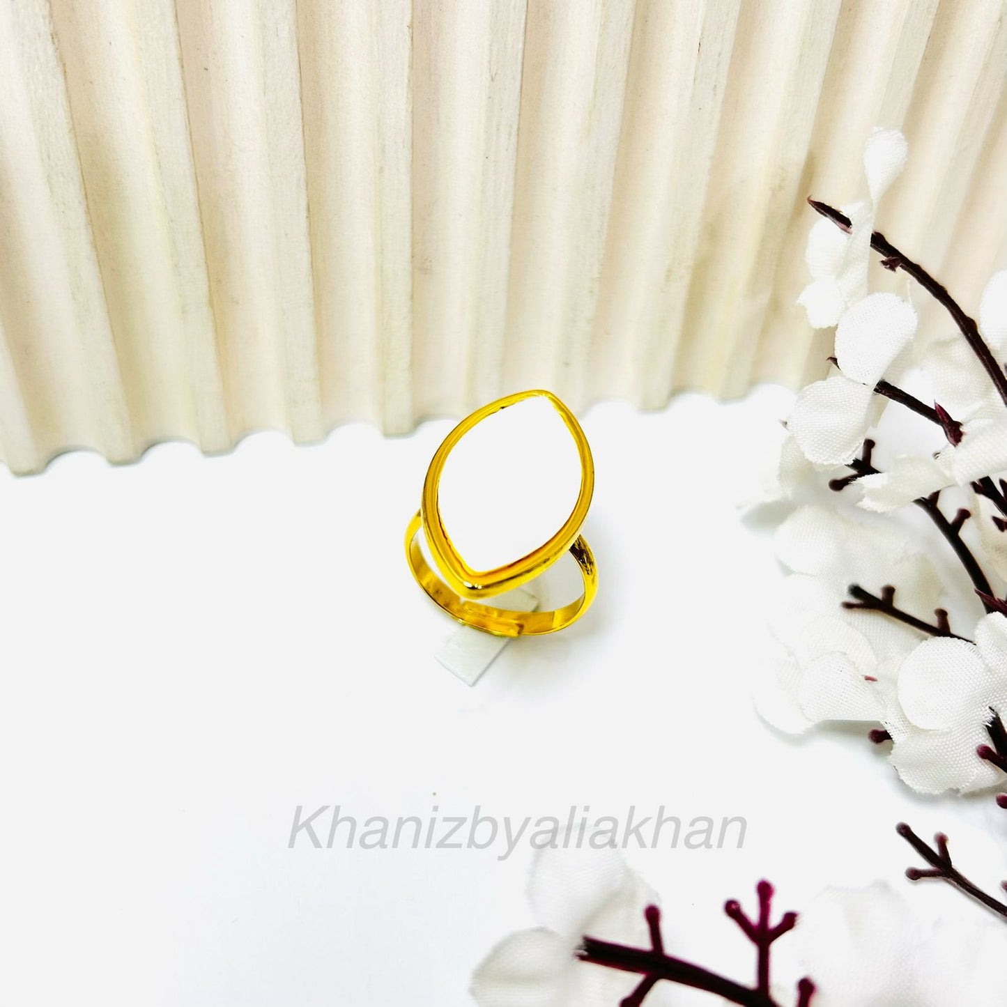 White Marquise Ring