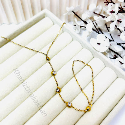 Dainty Crystal Handchain