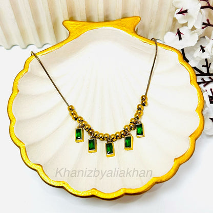 Isaella Emerald Necklace