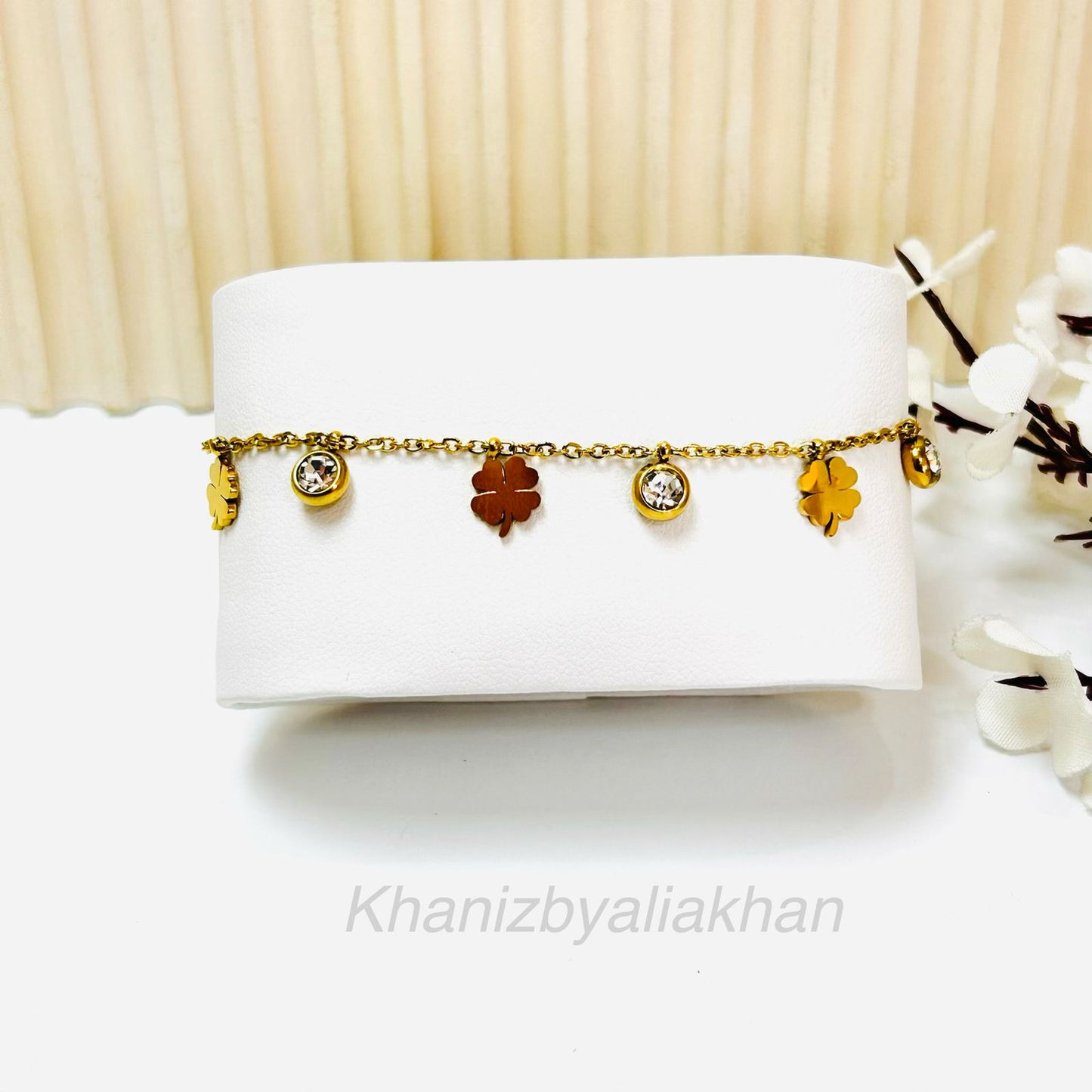 Luxe Bloom Charm Bracelet
