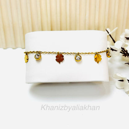 Luxe Bloom Charm Bracelet