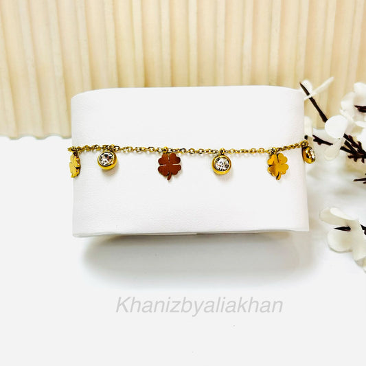 Luxe Bloom Charm Bracelet