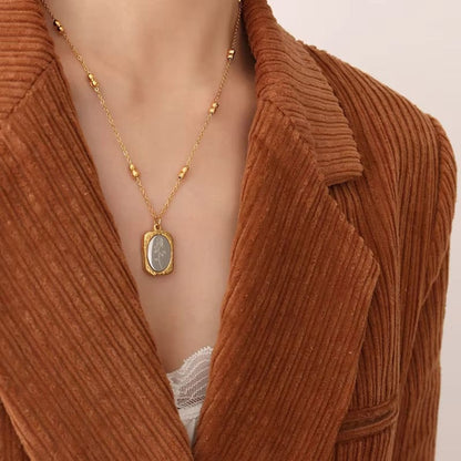 Ivory Rose Pendant
