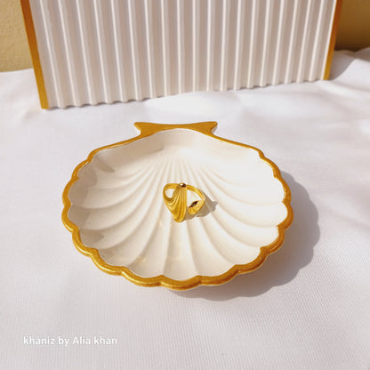 Uneven Gold Ring