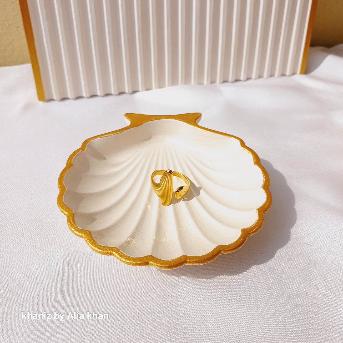 Uneven Gold Adjustable ring