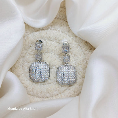 Deco Delight Earrings Silver