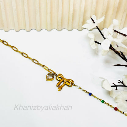 Flower Charm Bracelet