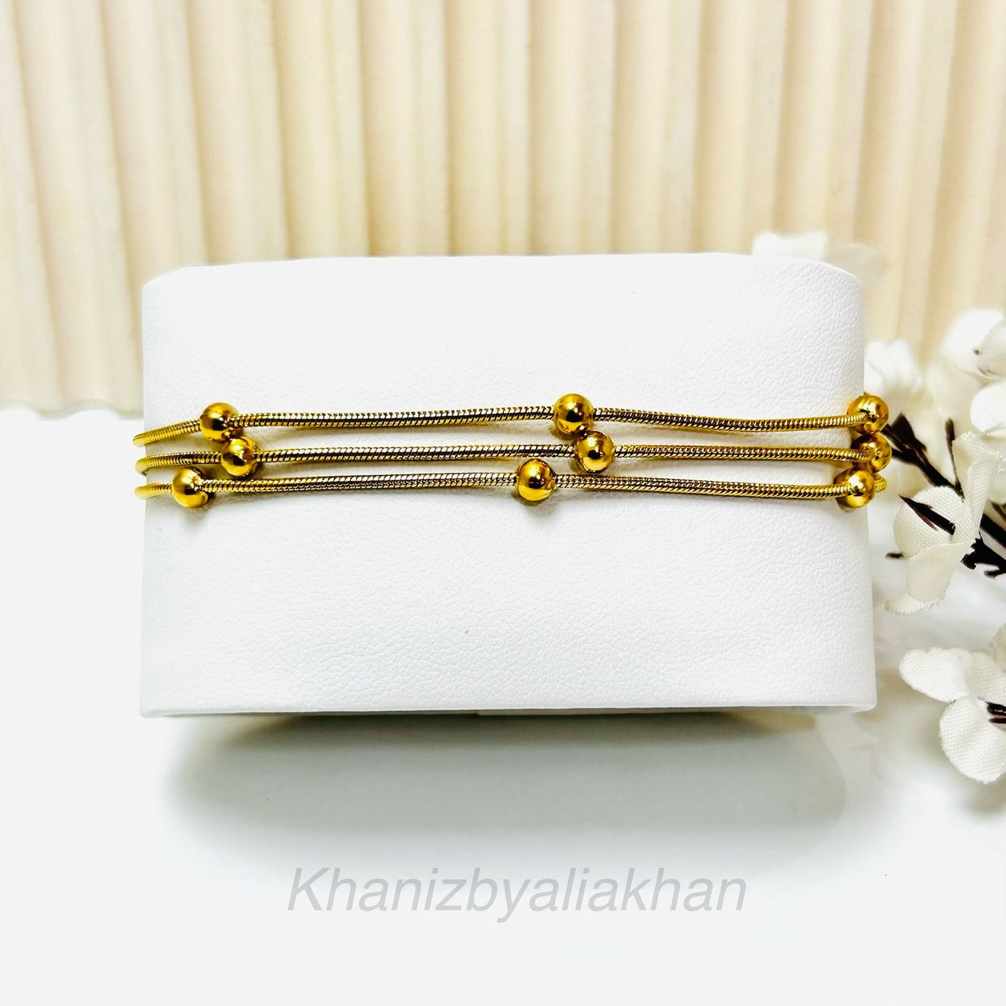 Beaded Trinity Bracelet