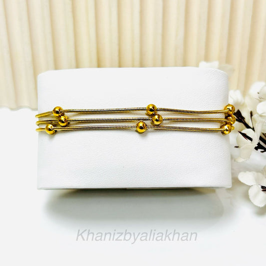 Beaded Trinity Bracelet